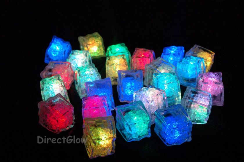 Set of 72 Litecubes RAINBOW Light up LED Ice Cubes 722301711088  