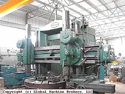 60 Bertram Adjustable Rail Vertical Boring Mill  