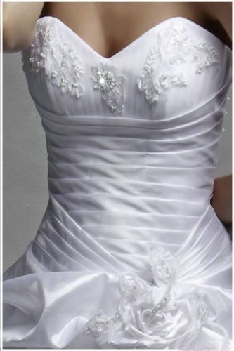 Custom made Amazing Wedding/prom Dress/Gown All Sizes size 6 8 10 12 