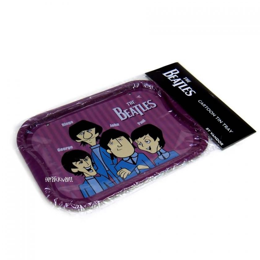   Beatles Cartoon TV DECORATIVE TRAY New (Animated Figure Design)  