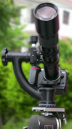 Mini Gimbal Head w Free Lens Plate fr upto 500mm lenses  