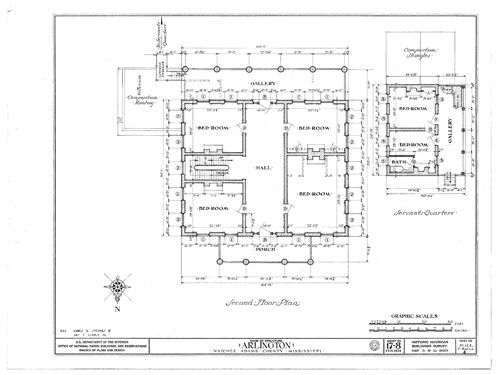 Classic Antebellum Country House Plans   blueprints  