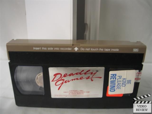 Deadly Games VHS Sam Groom, JoAnn Harris  