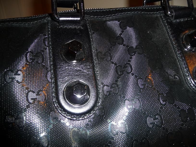 100% Auth Gucci Black Boston Bag $950  