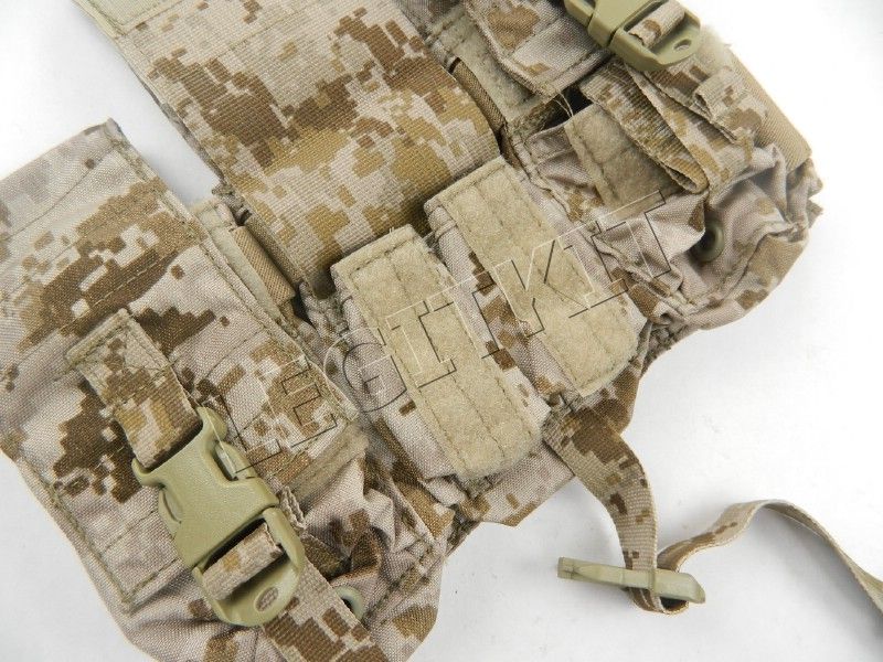   Multipurpose Chest Rig MARPAT Woodland Camo LBT 1961A Navy SEAL Vest