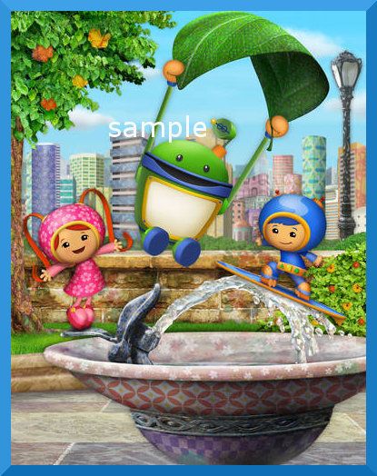 Team Umizoomi edible cake image topper  1/4 sheet  