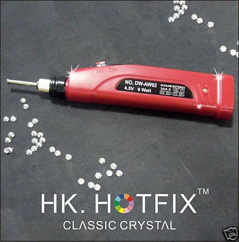 HOTFIX Applicator Wand RHINESTONE Rhinestud Crystal NIB  