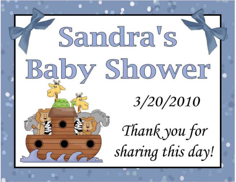 15 NOAHS ARK BABY SHOWER FAVORS MAGNETS  