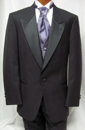 Dark Grey Starlight Tuxedo Package Prom / Wedding 39L  