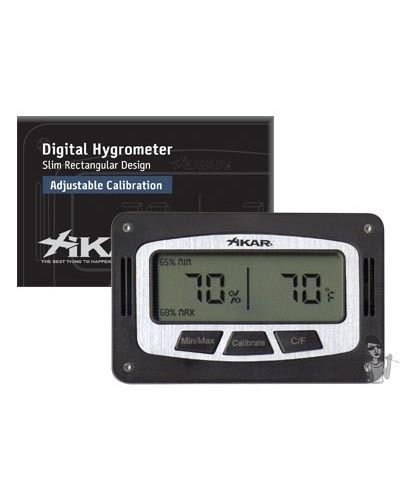 XiKAR 833XI Digital Hygrometer Adjustable Rectangle  