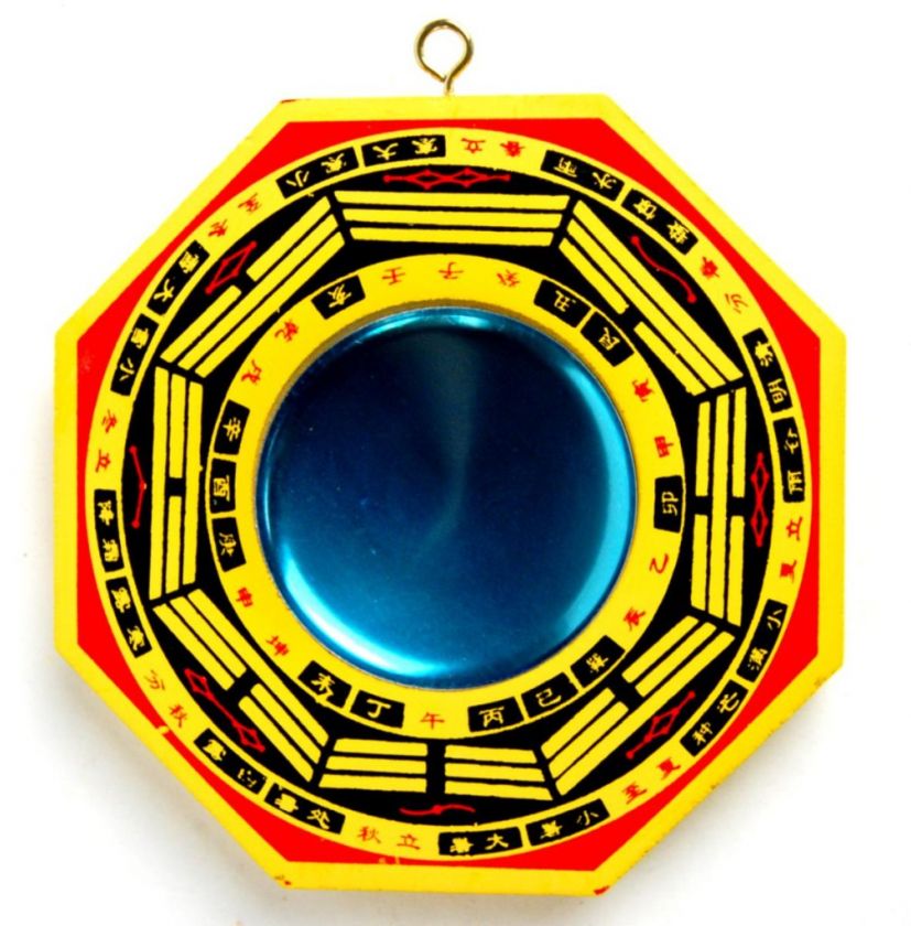 BAGUA MIRROR CONCAVE FENG SHUI Pa Kua Talisman Chi 4  