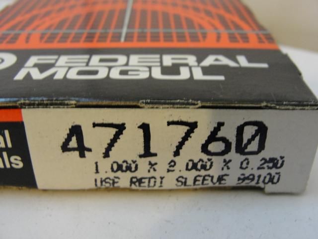 26077 New In box, Federal Mogul 471760 Oil Seal 1 X 2 X 1/4  