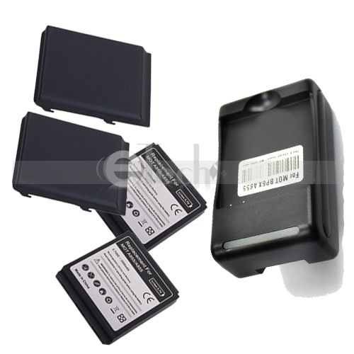 Extended Battery and Cover for Motorola Droid A855 Droid 2 A955