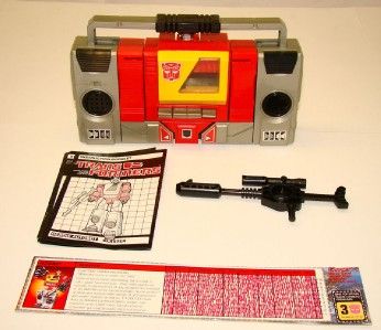 Blaster ~ 100% Complete V1intage G1 Transformers Generation 1 FREE 