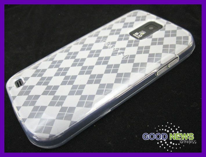   Samsung Galaxy S2   Clear Slim TPU Rubber Skin Case Phone Cover  