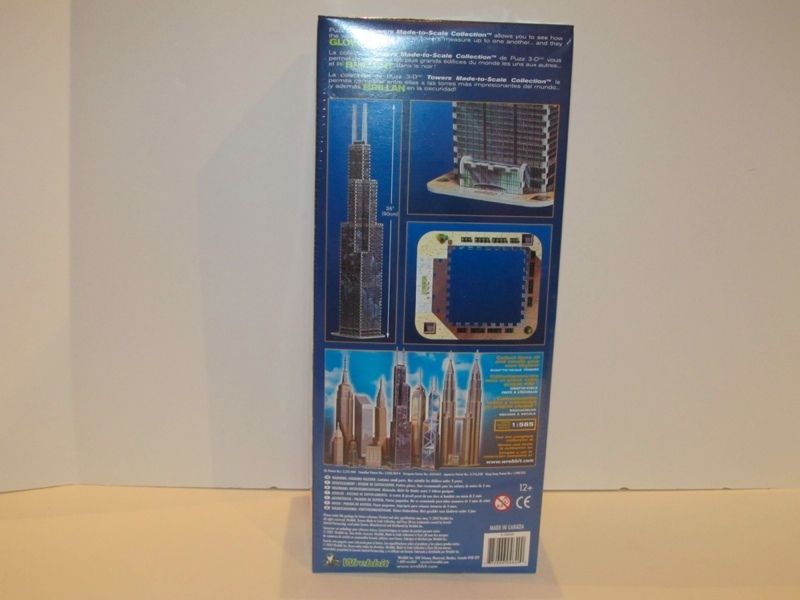  TOWER CHICAGO Puzz 3d Puzzle SEALED NEW  