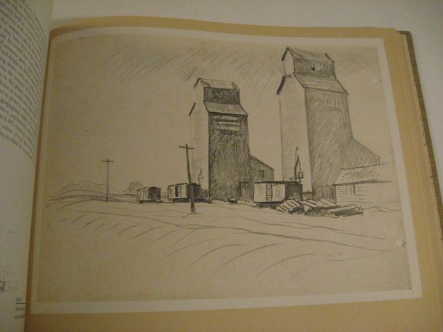 1968 A.Y. JACKSON PENCIL ILLUSTRATIONS OF RURAL CANADA  