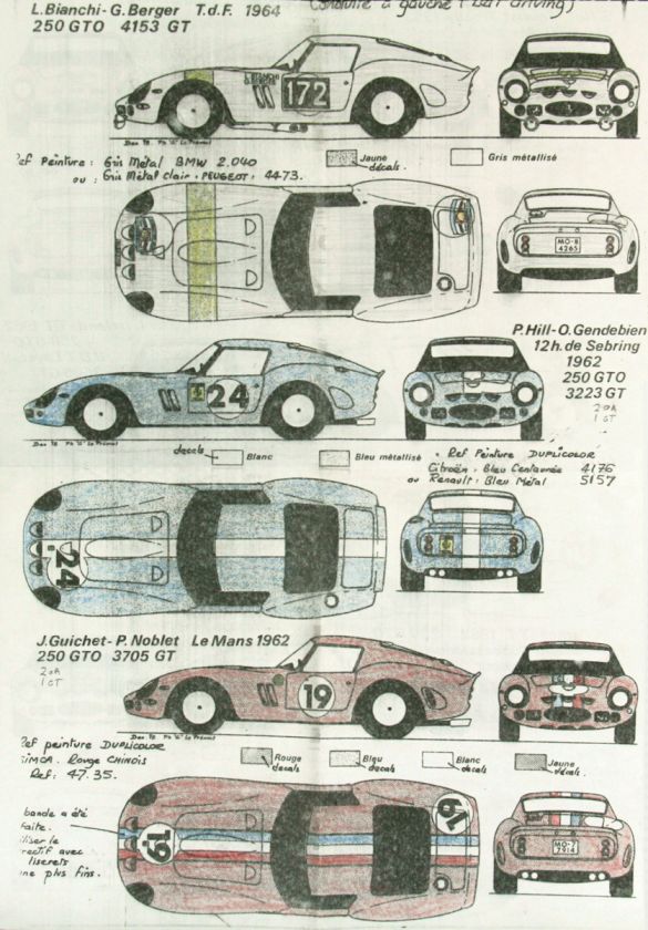 Ferrari 250 GTO ’62   AMR 1/43 Kit  