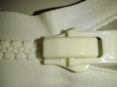 Marine Boat Top Zipper 60 YKK White Seperating  