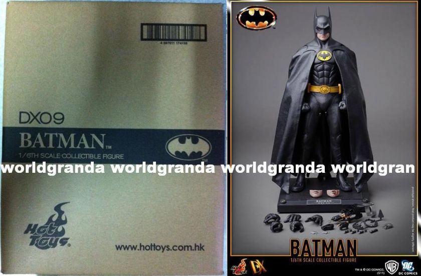 Hot Toys x DC Deluxe DX 09 BATMAN 1989 + GIFT Michael Keaton 12 