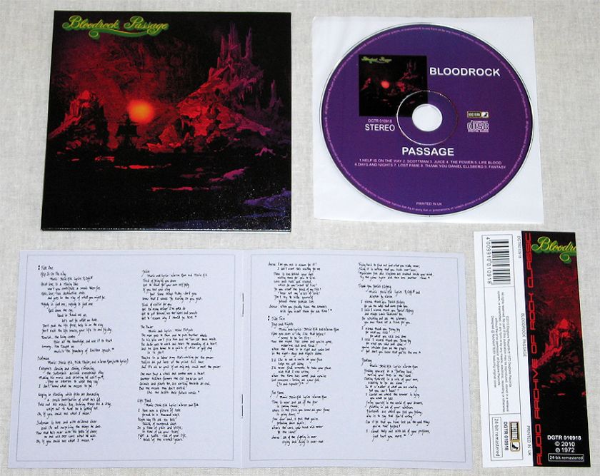 BLOODROCK PASSAGE CD MINI LP OBI  