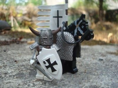 LEGO CASTLE CUSTOM MINIFIG TEUTONIC KNIGHT SET RARE  