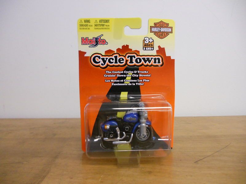 Maisto Cycle Town 15013 Blue Night Train  