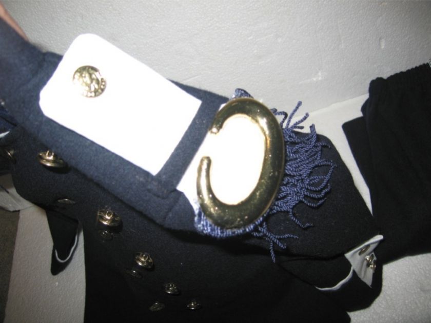 Adminal Ships Captain Navy Naval Officer Military Boys Costume 4 Wool 