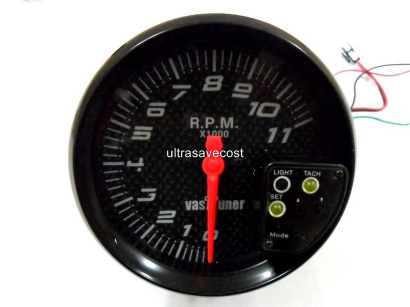 1pc x Vastuner 5 Tachometer 1pc x Shift Light Instruction Manual 