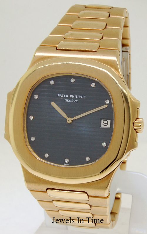 Near mint preowned Patek Philippe Jumbo Nautilus is a rare find that 