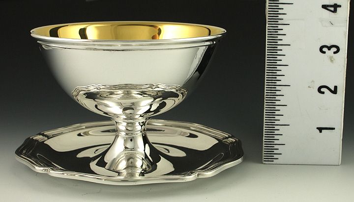 BRUCKMANN & SOHNE STERLING SILVER CAVIAR DISH GERMAN  