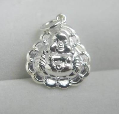   925 sterling silver Maitreya Buddha / Guanyin charm pendant sa Mulit