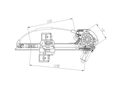 Buick LeSabre Window Regulator LH Rear  