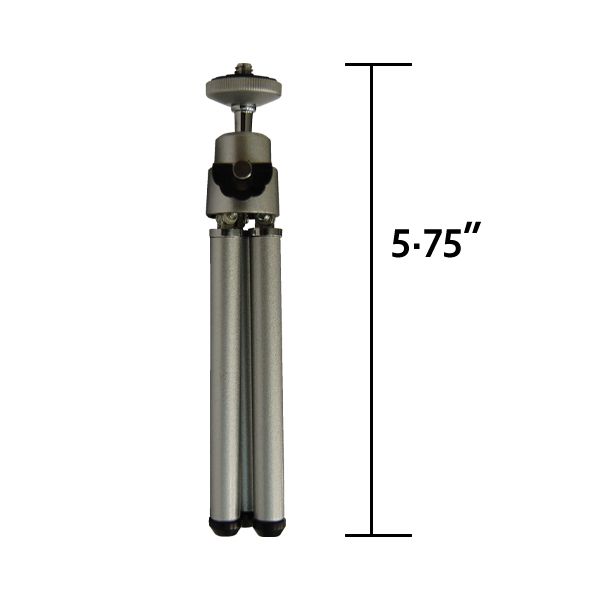 Compact Design when folded 5.75 tall Universal 1/4 screw(Standard 