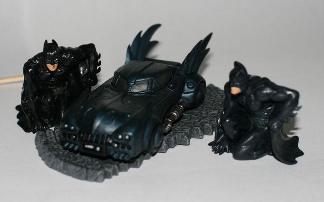 Batman Batmobile Tumbler 9cm Figure x 5  