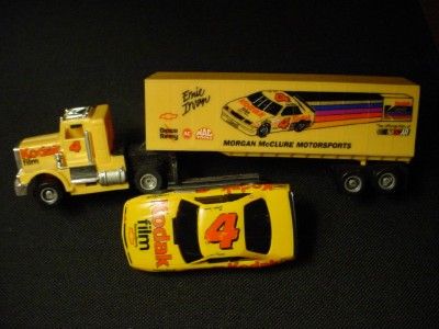 KODAK SEMI & NASCAR STOCKER tyco mattel ho slot car  