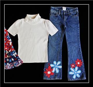 Chirp & Buzz Custom Apron Knot Dress Jeans & Sweater 6  