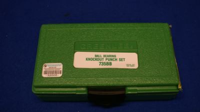 Greenlee 735BB Ball Bearing Knockout Punch Set  