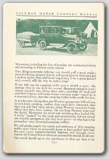 1926 Coleman Campers   Vintage Camping Manual on CD  