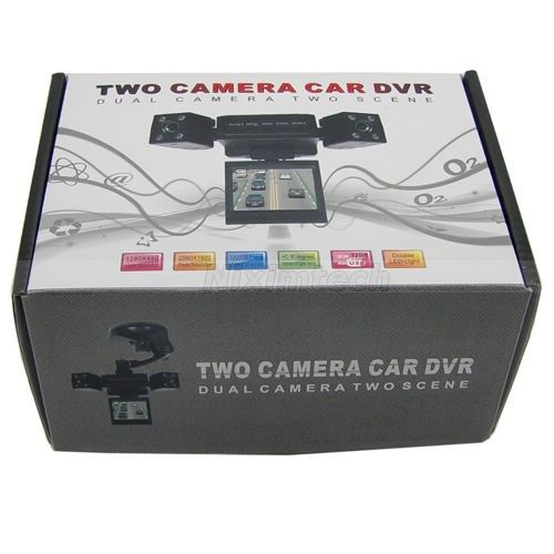 NEW Dual Lens Dashboard Car vehicle Camera Video Recorder DVR CAM 