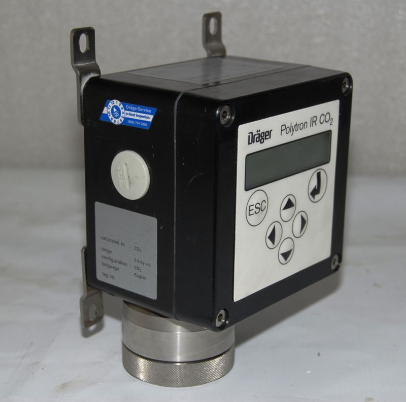 Drager Polytron IR co2 8316037 Carbon Dioxide Detector  