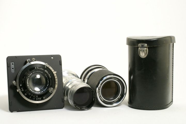 Carl Zeiss Super Dynarex 135mm f/4 Sonnar 135mm f/4 Tessar 13.5 Lens 