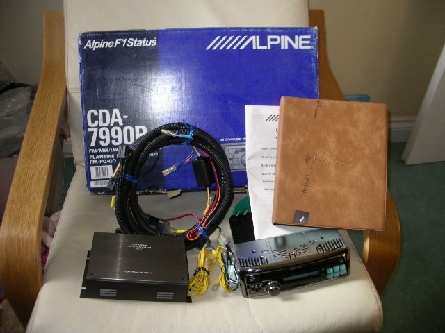 alpine CDA 7990R CDA 7990 F1 status high end stereo NEW best SQ head 