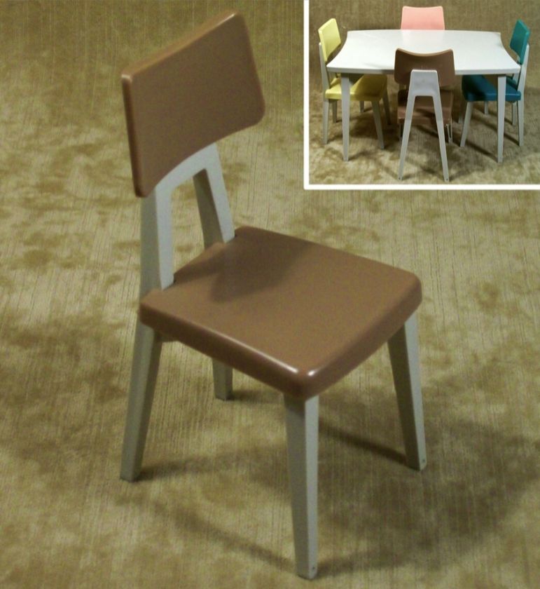 Vintage Deluxe Reading BROWN CHAIR Dream Kitchen Barbie  