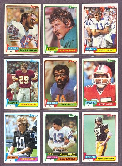 1981 Topps #105 Chuck Muncie Chargers (NM/MT) *220172  