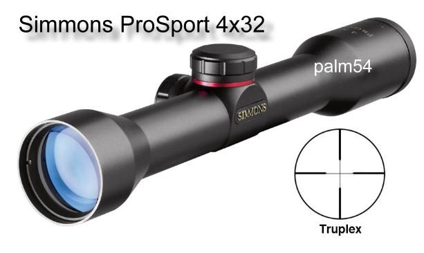 Simmons 4x32mm Shotgun Scope Master Series ProSport **BRAND NEW 