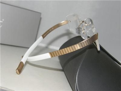 NEW AUTHENTIC RIMLESS SILHOUETTE 6656 6051 EYEGLASSES  