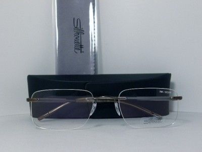 NEW AUTHENTIC RIMLESS SILHOUETTE 7689 6060 EYEGLASSES  