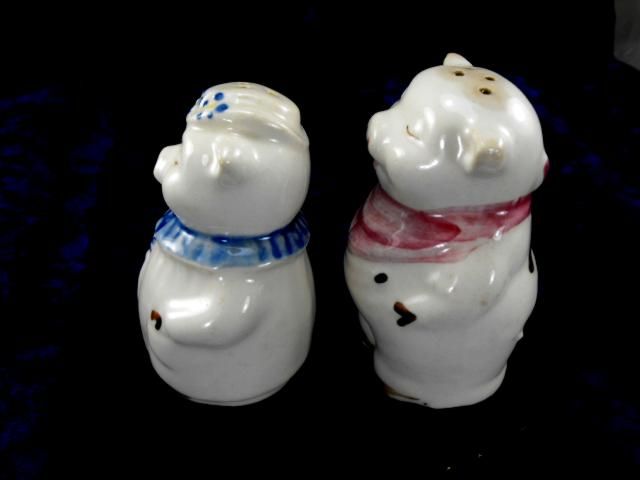 1937 61 SHAWNEE WINNIE & SMILEY SALT AND PEPPER  