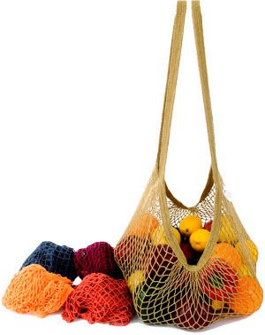 ECOBAGS®String Shopping Bag~EARTHTONE COLLECTION~Long H  